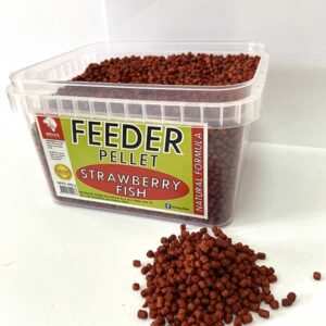 Feeder Pellet - Strawberry Fish